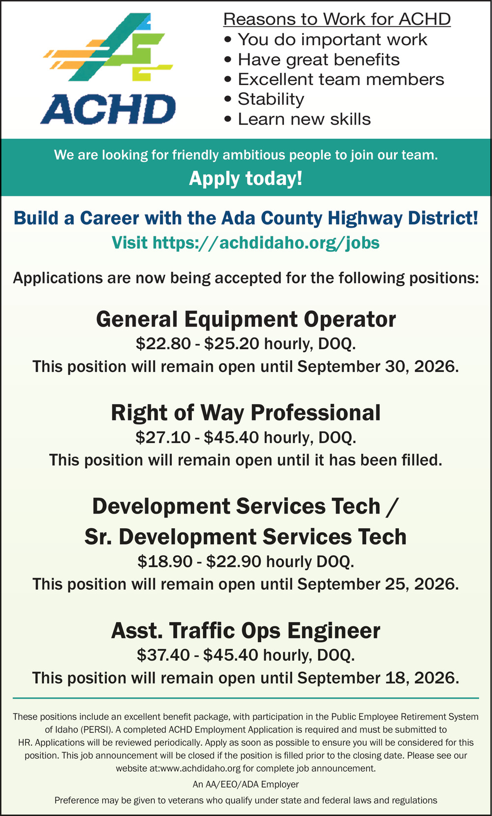 General Equipment Operator