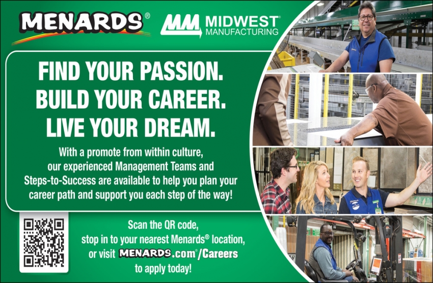 Build Your Career Menards Eau Claire Eau Claire WI