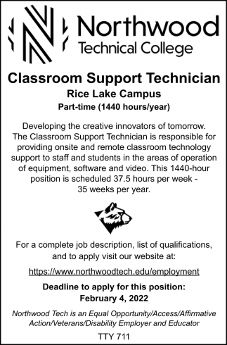 Classroom Support Technician