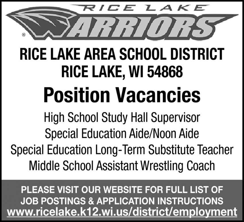 Position Vacancies