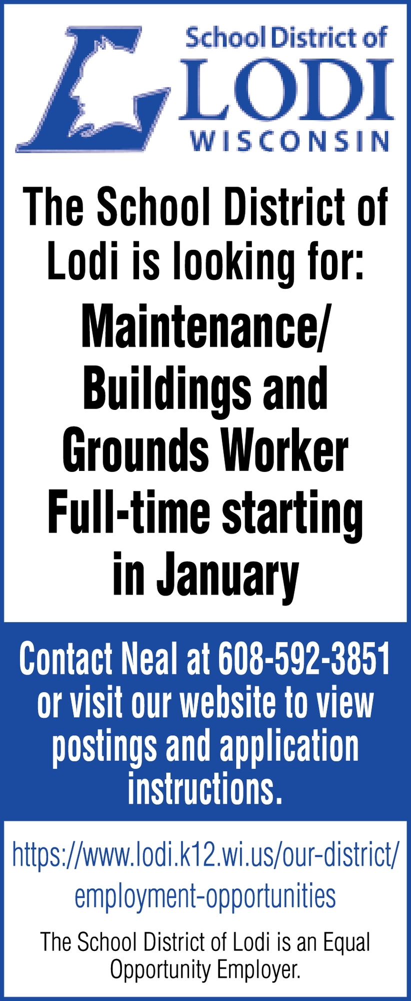 Maintenance/Buildings And Grounds Worker