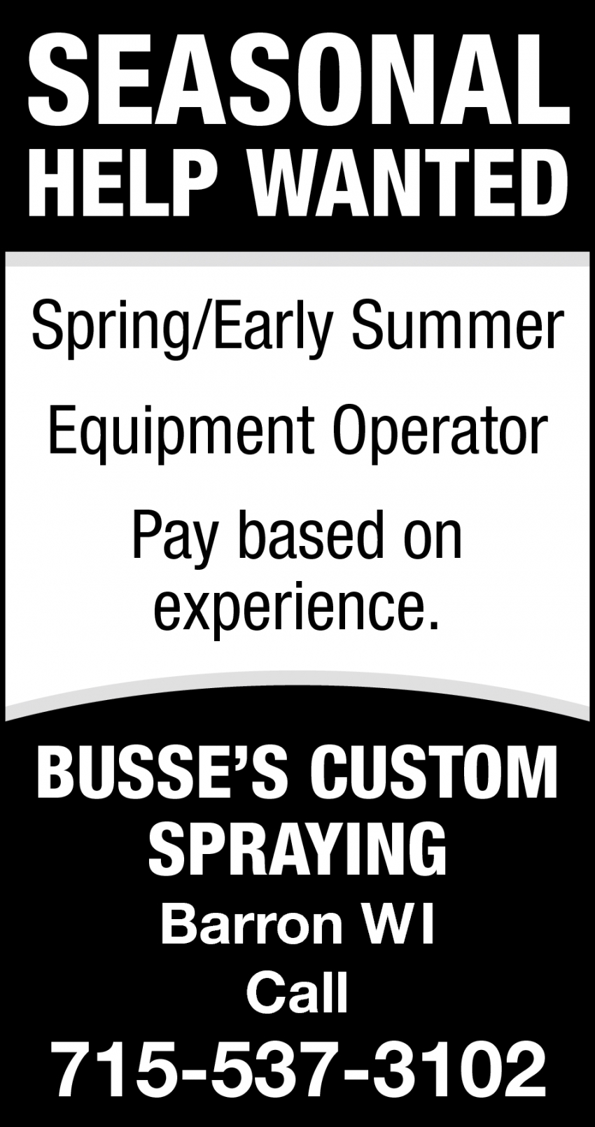 Equipment Operator