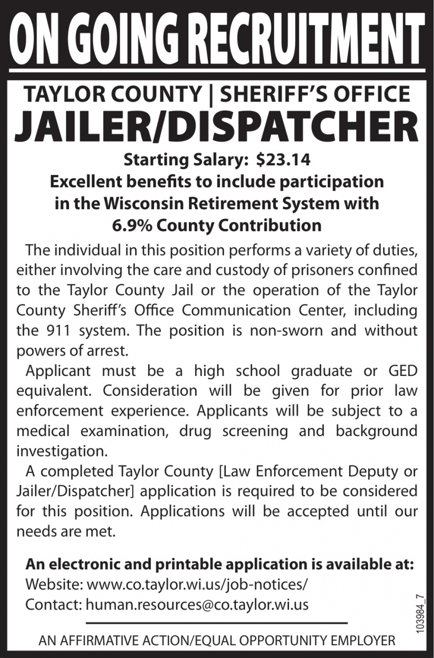Jailer/Dispatcher