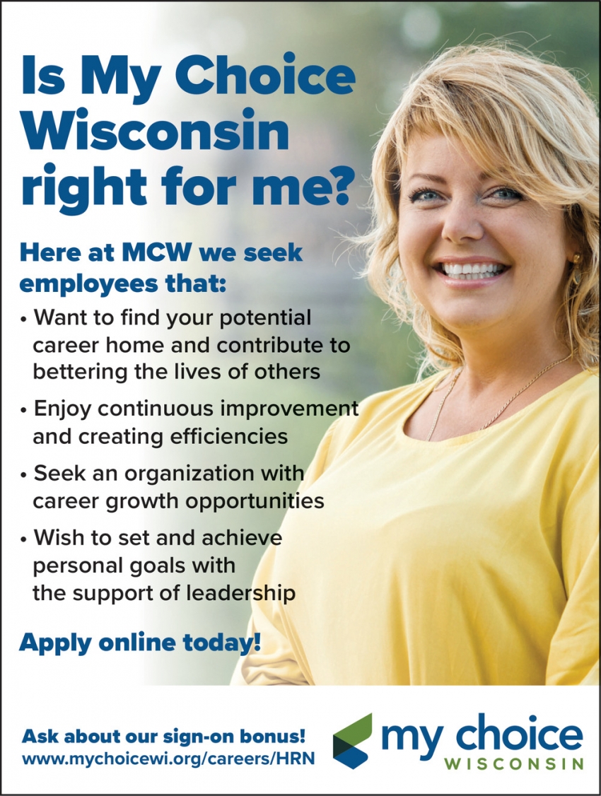 Is My Choice Wisconsin Right for Me?