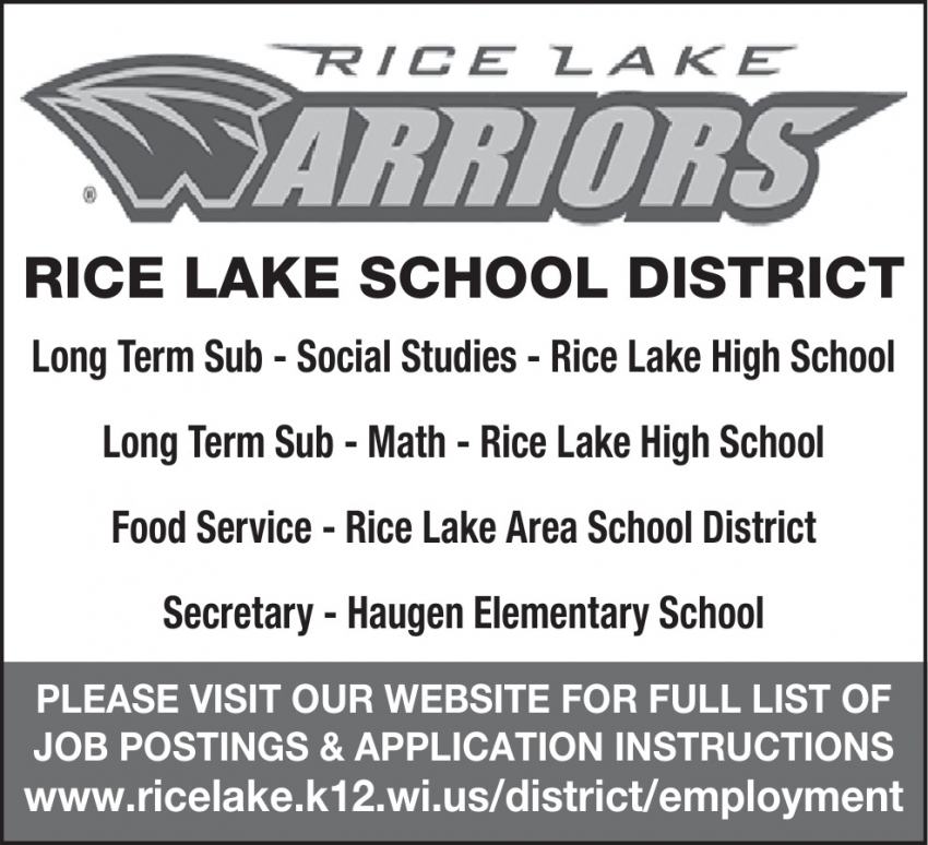 Rice Lake Area School District