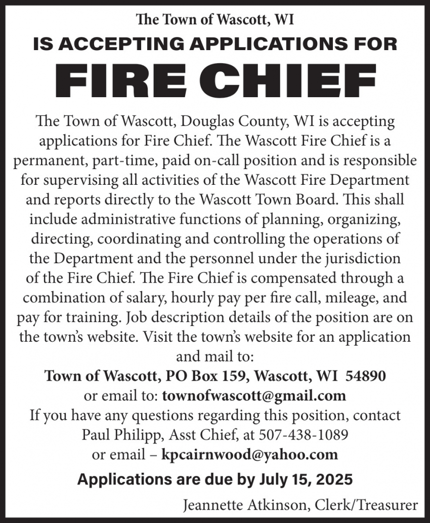 Town of Wascott