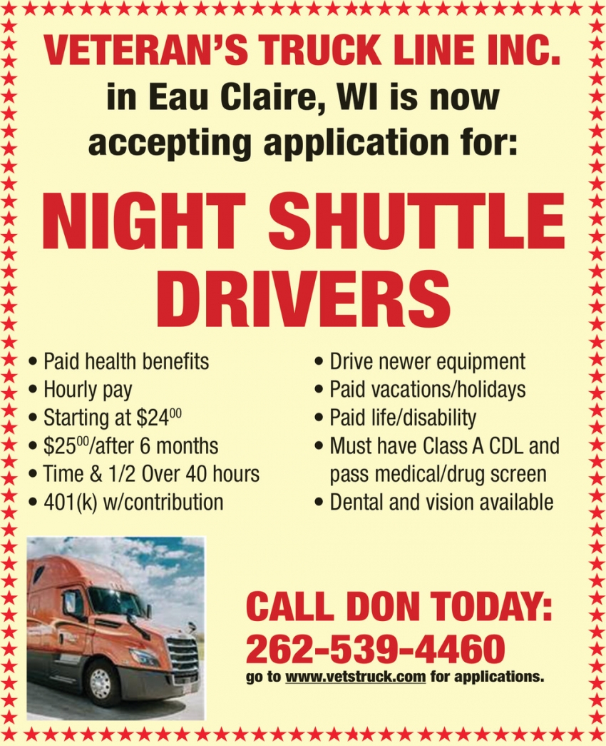 Veteran's Truck Line, Inc