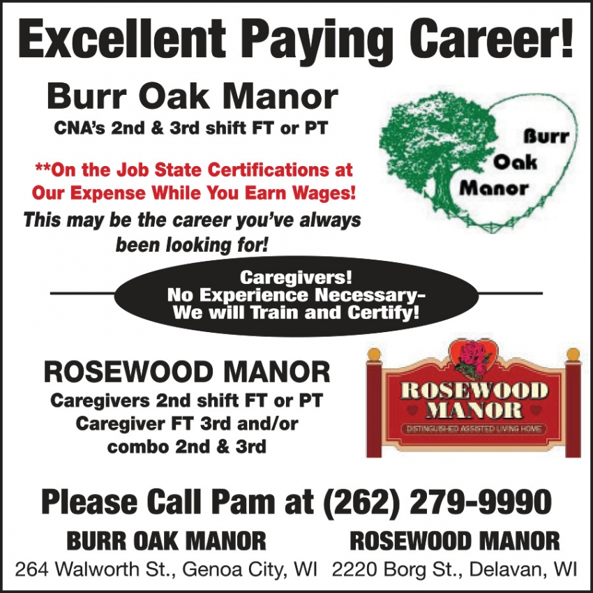 Burr Oak Manor / Rosewood Manor