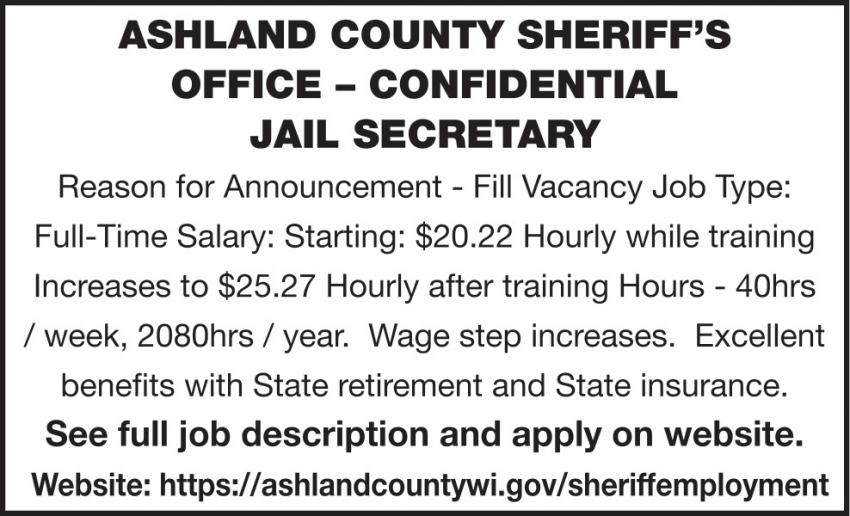 Ashland County Sheriff's Office