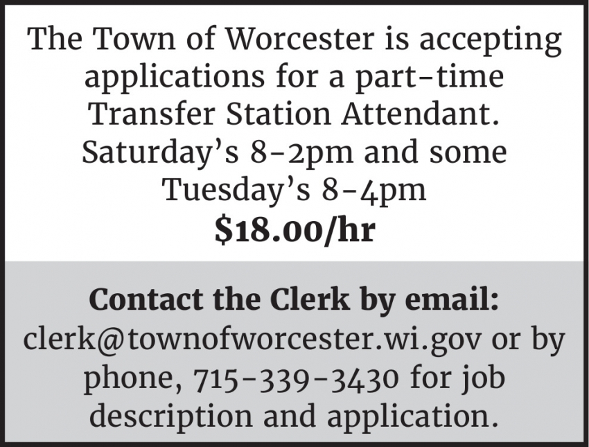 Town of Worcester