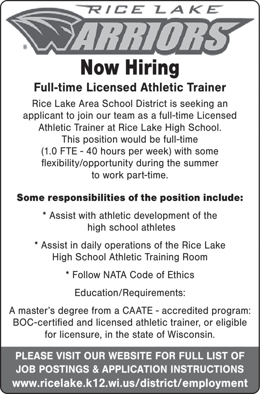 Rice Lake Area School District