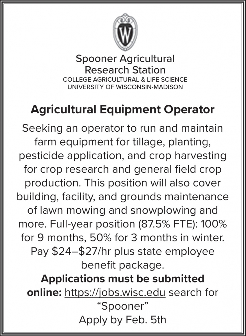 Spooner Agricultural Research Station