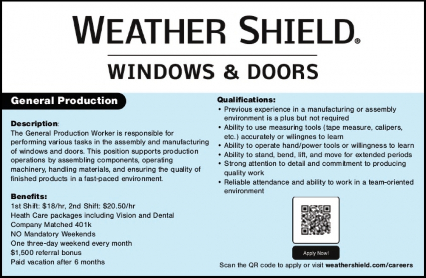 Weather Shield Windows & Doors