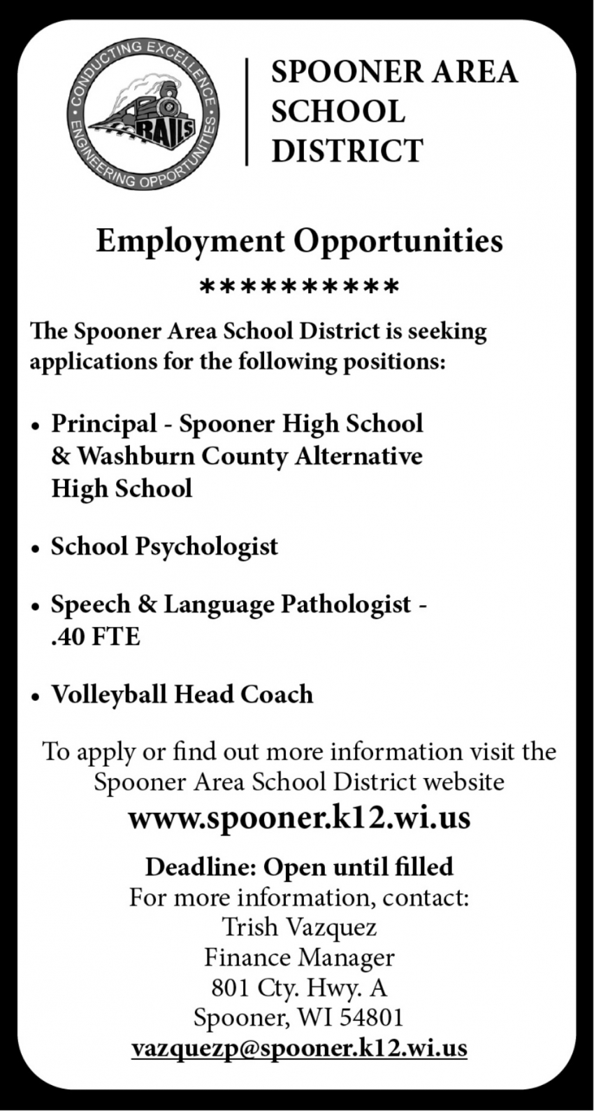 Spooner Area School District