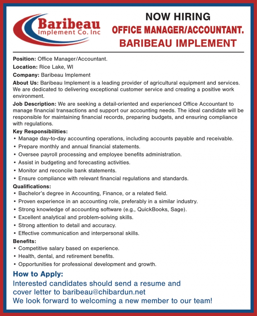 Baribeau Implement Co. Inc.