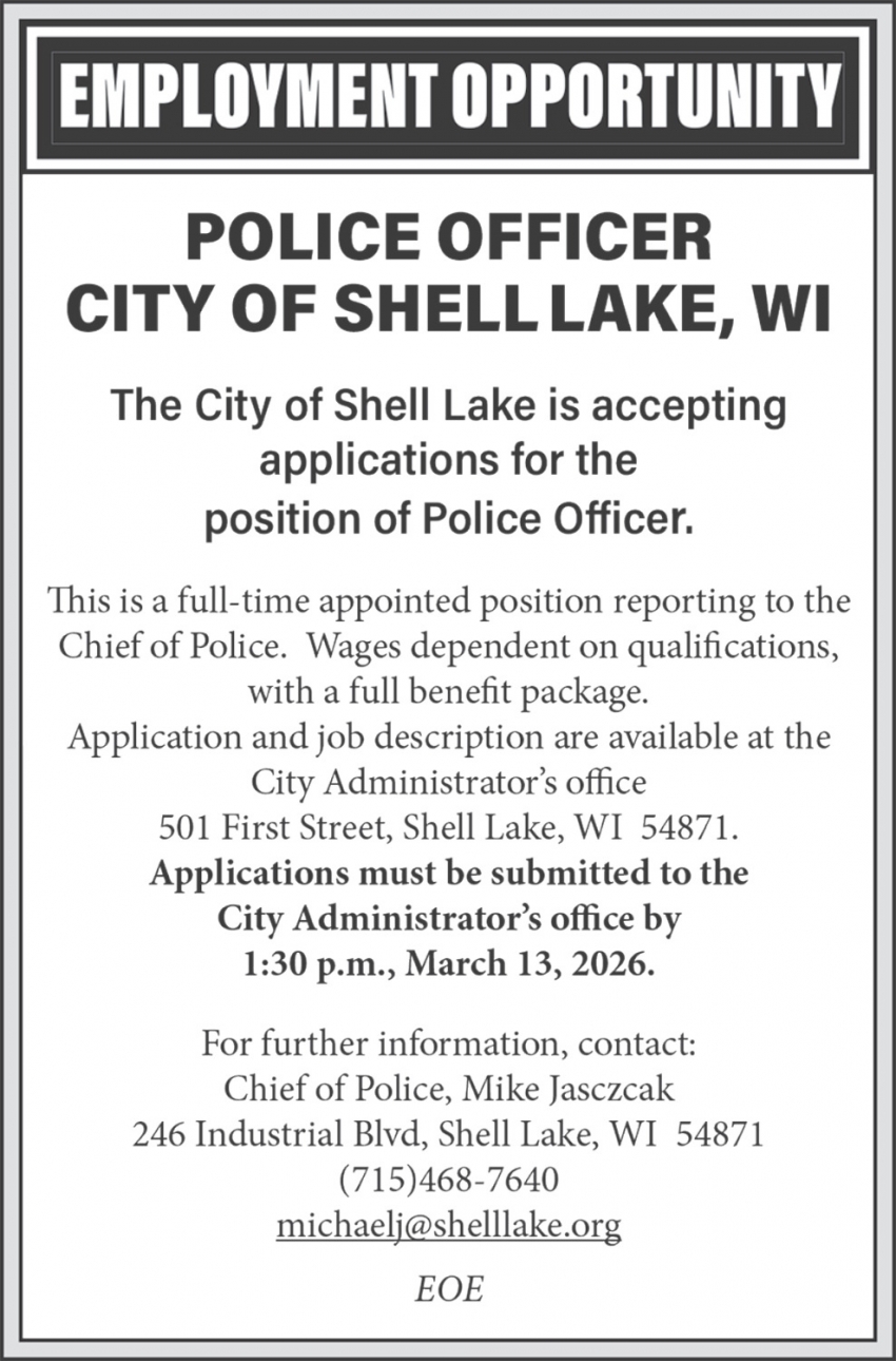 City of Shell Lake
