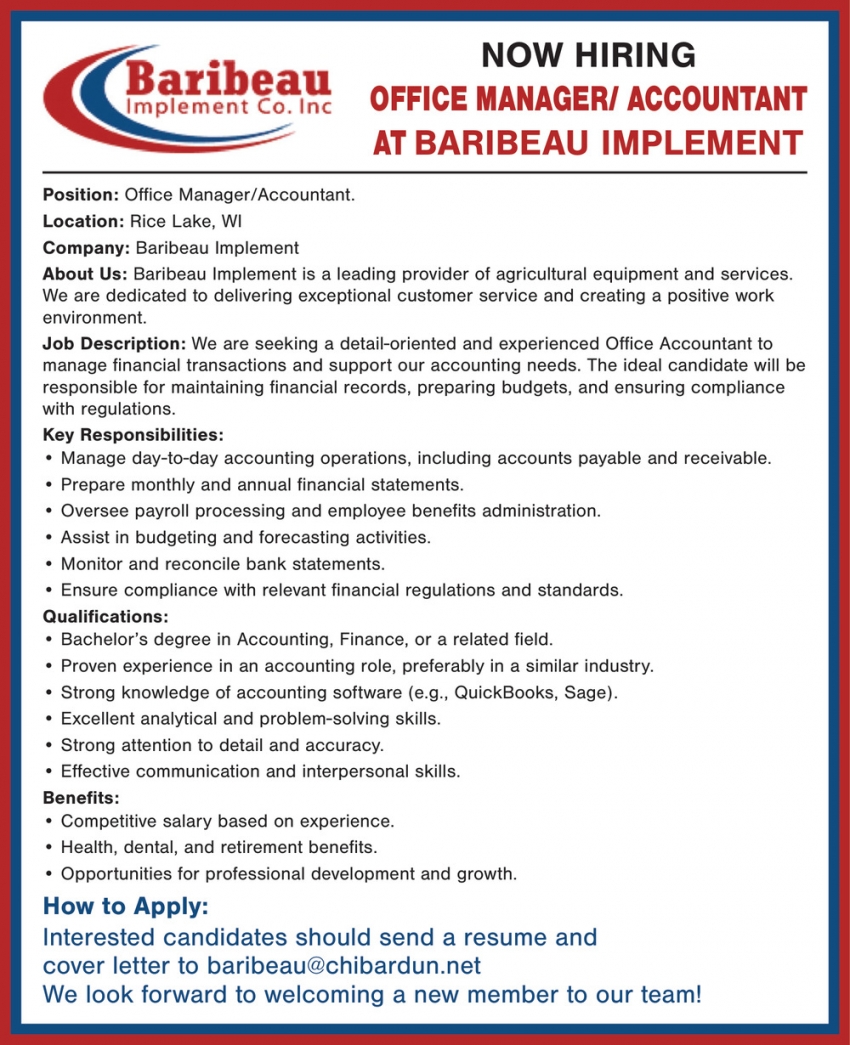 Baribeau Implement Co. Inc.