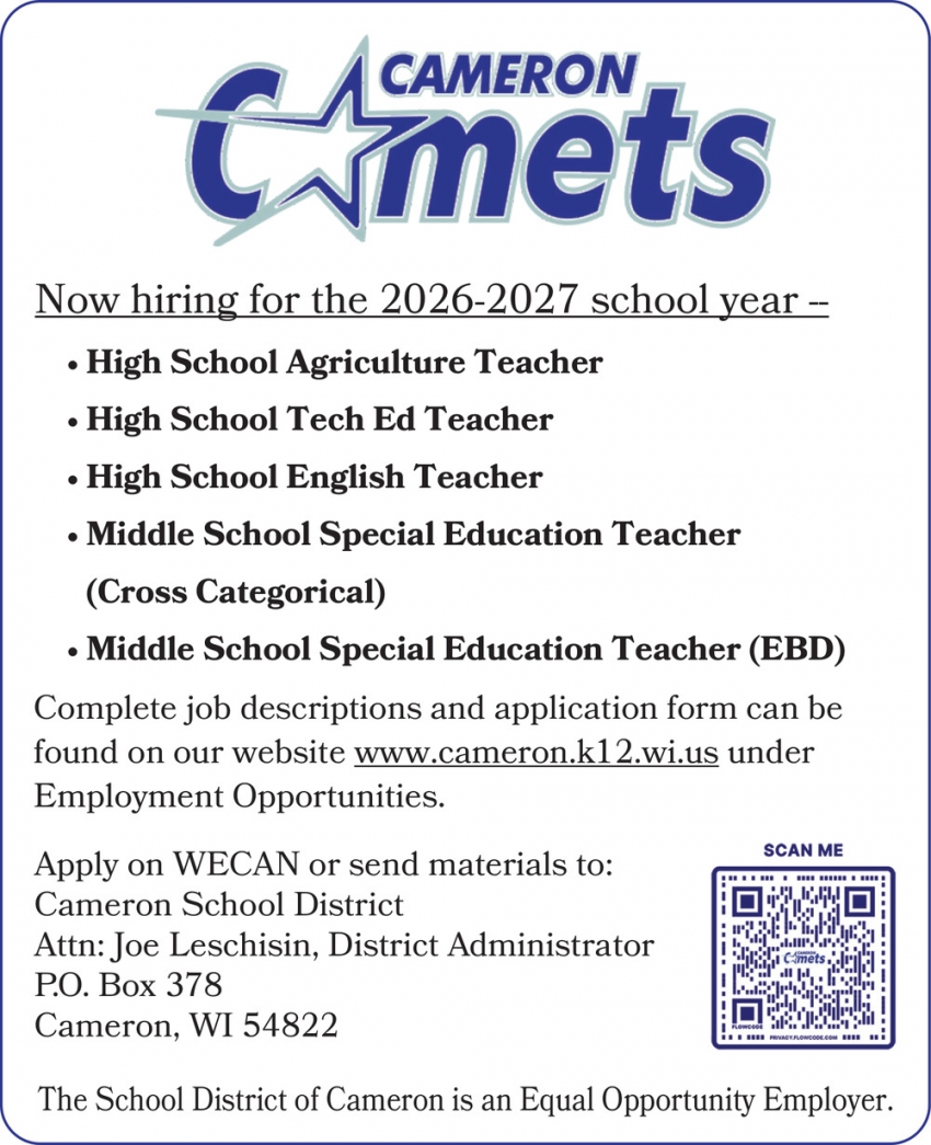 School District of Cameron