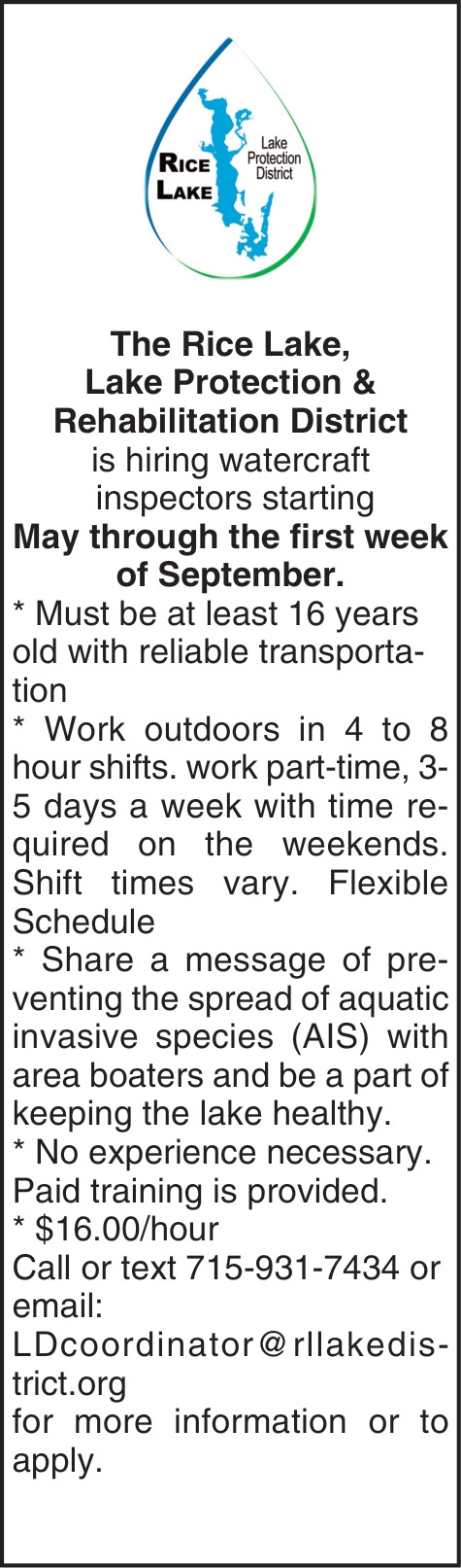 Rice Lake Protection & Rehabilitation District