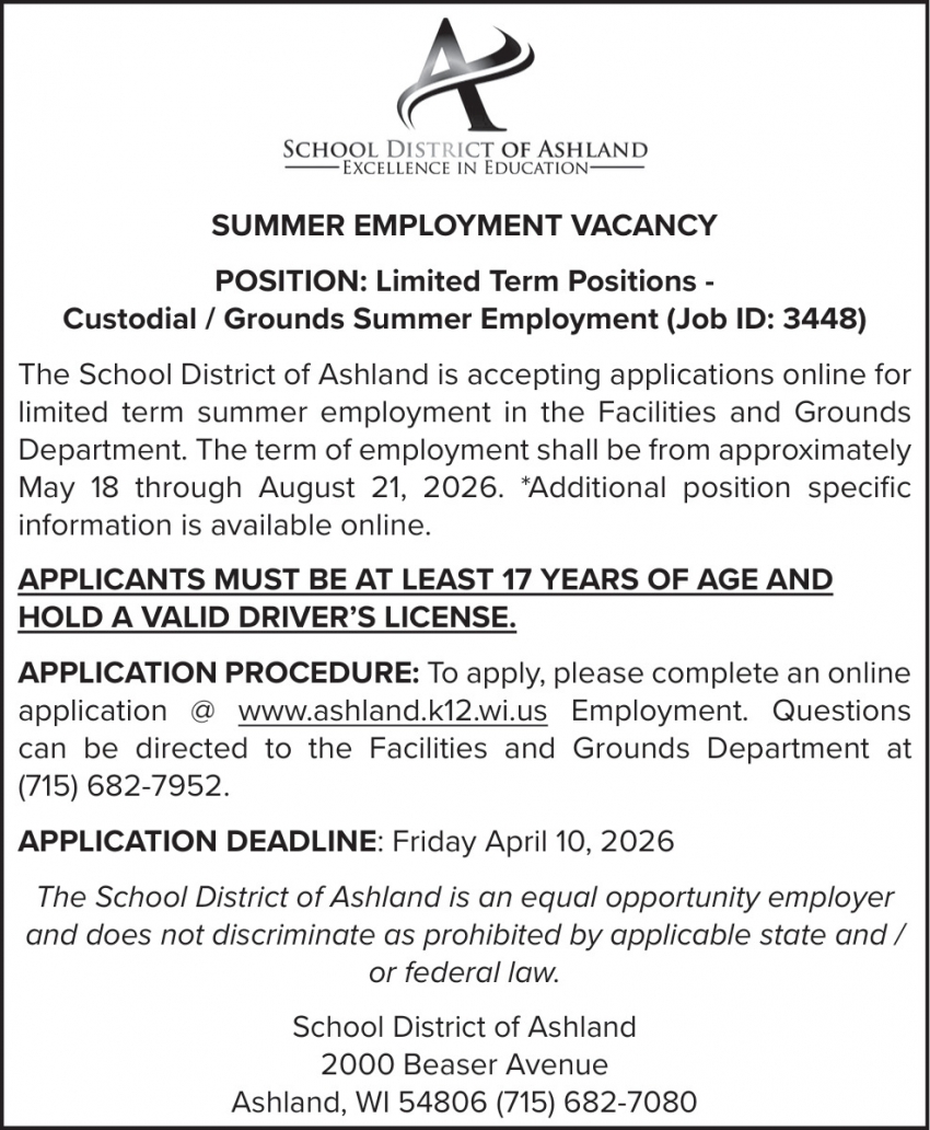 School District of Ashland