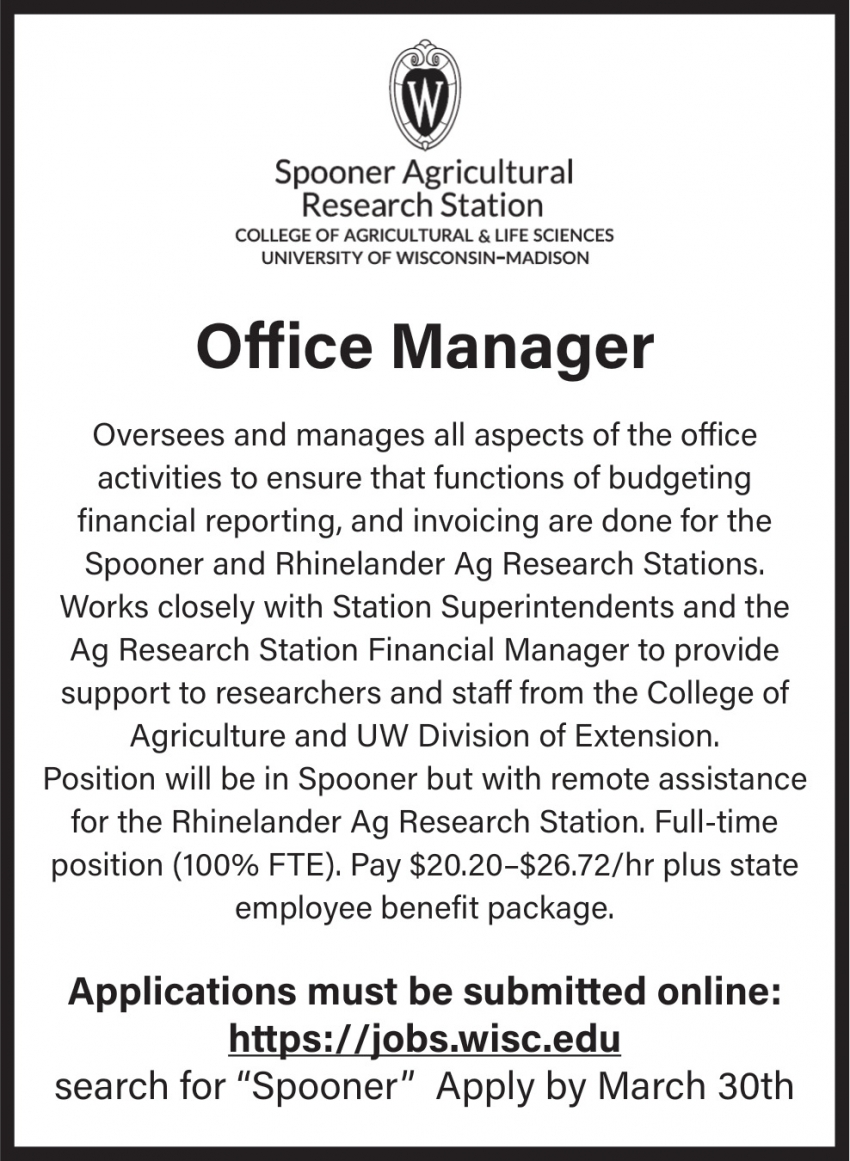 Spooner Agricultural Research Station