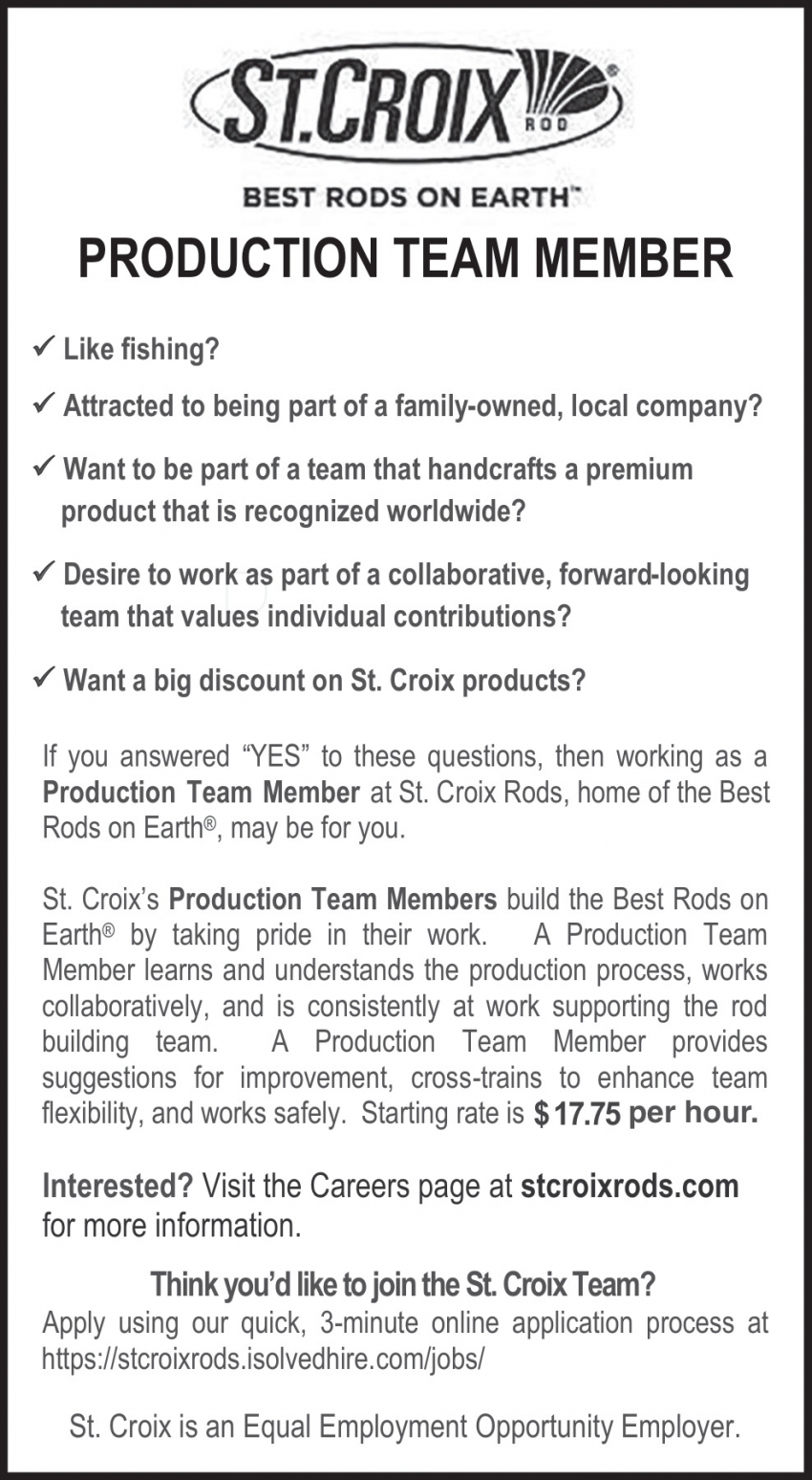 St. Croix Rod
