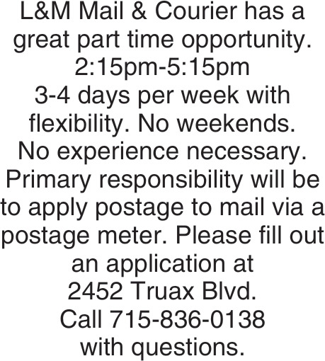 L&M Mail & Courier Service