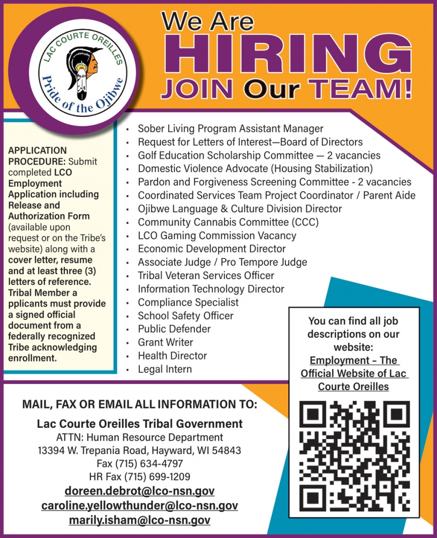Lac Courte Oreilles Tribal Government