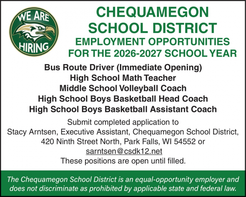 Chequamegon School District