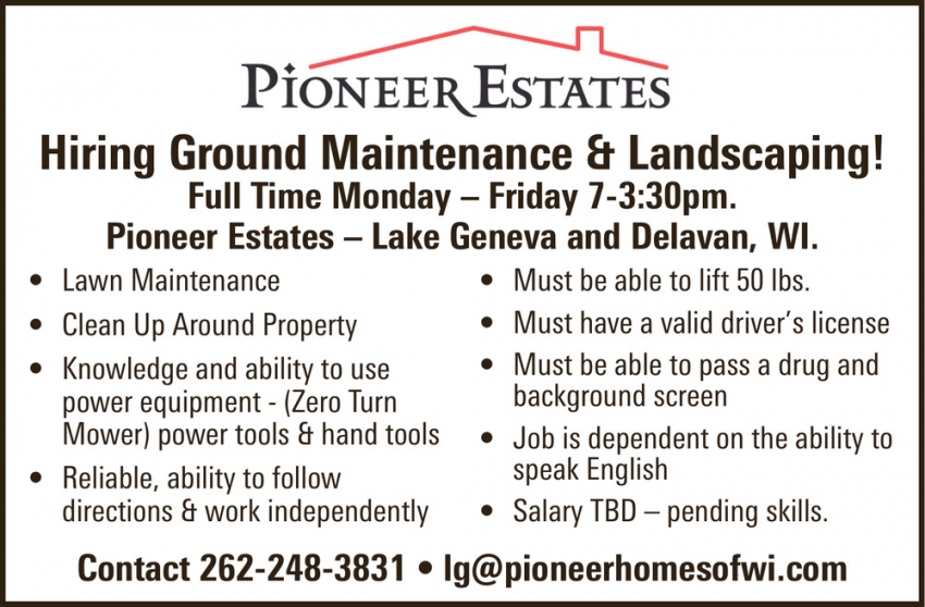 Pioneer Estates