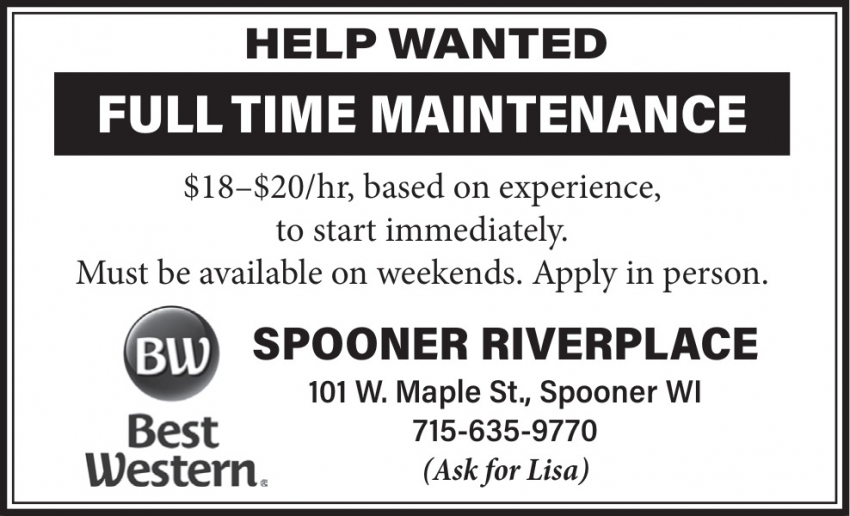 Best Western Spooner Riverplace
