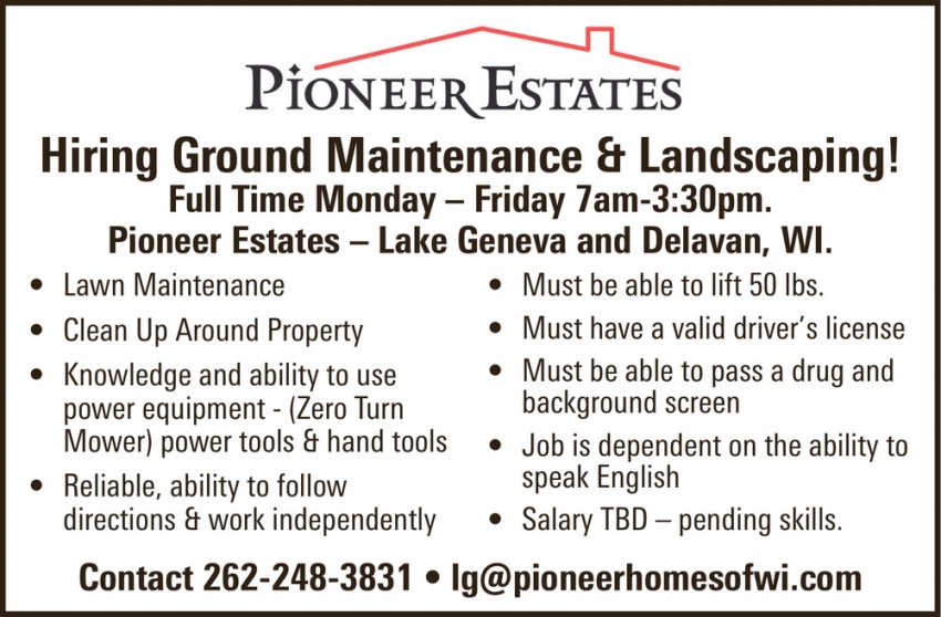 Pioneer Estates