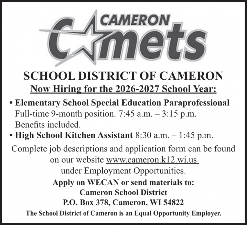 School District of Cameron