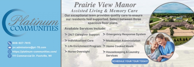 Prairie View Manor, Platinum Communities, West Allis, WI