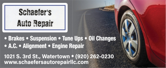Auto Repair Services, Schaefer's Auto Repair LLC