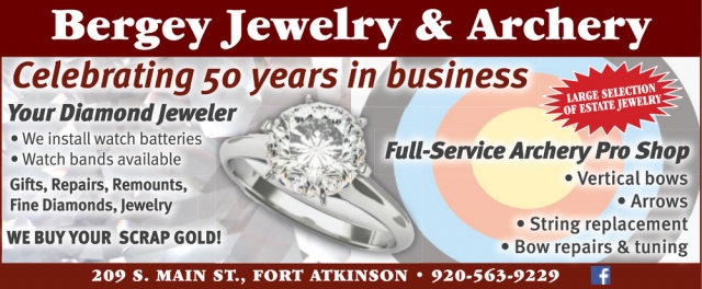 Diamond Jewelry, Bergey Jewelry & Archery, Fort Atkinson, WI