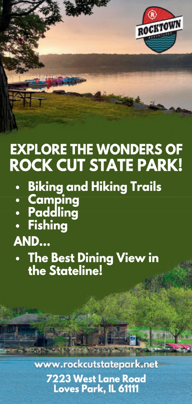 Biking and Hiking Trails, Rock Cut State Park, Loves Park, IL