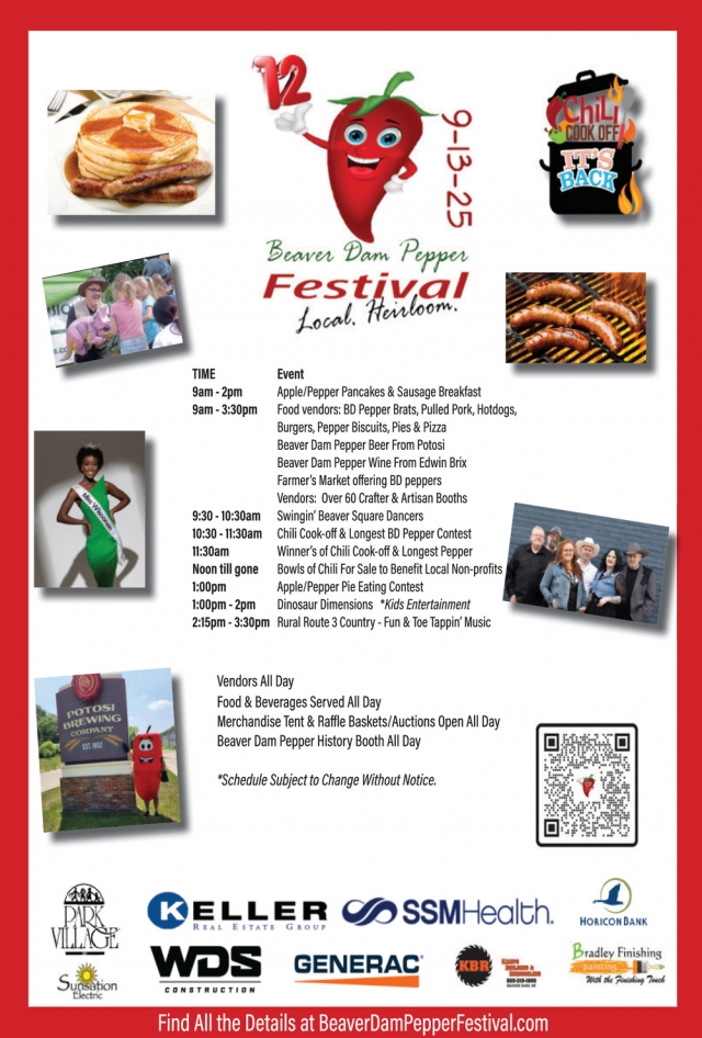 Live Music, 12th Annual Beaver Dam Pepper Festival
