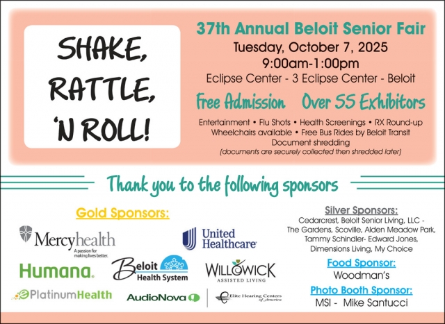 Shake, Rattle, 'N Roll!, 37th Annual Beloit Senior Fair