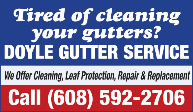 Tired of Cleaning Your Gutters?, Doyle Gutter Service, Lodi, WI