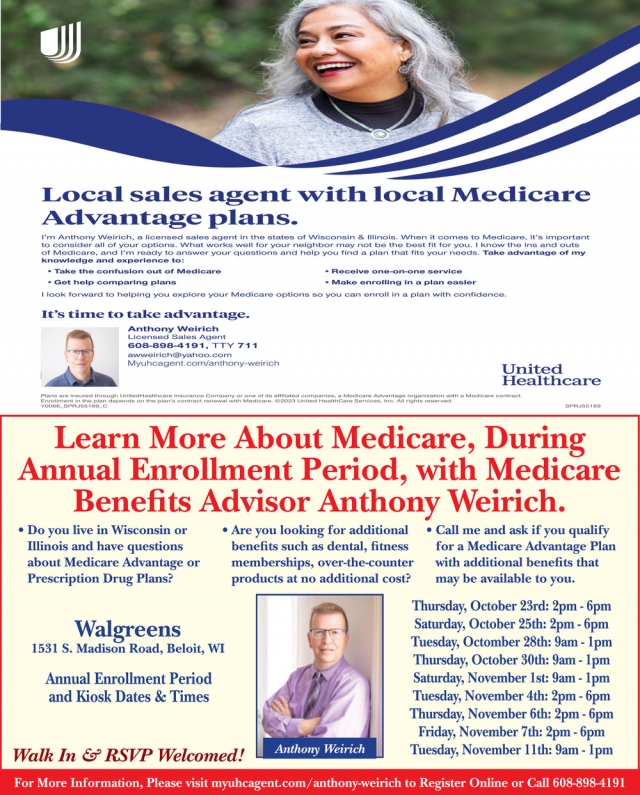 Learn More About Medicare, United Healthcare - Anthony Weirich, WI