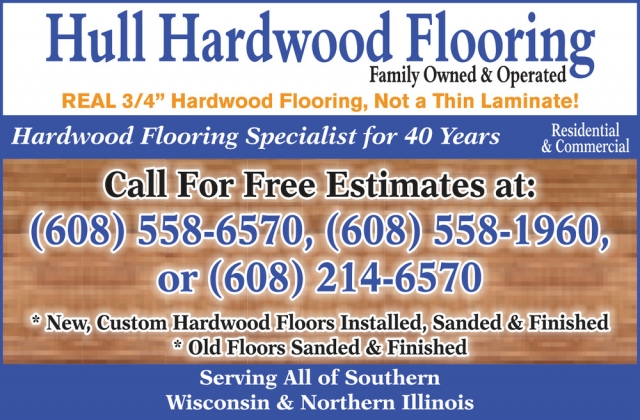Family Owned & Operated, Hull Hardwood Flooring