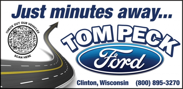 Steering You Straight, Tom Peck Ford of Clinton, Clinton, WI