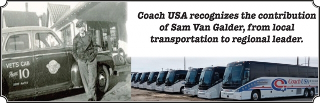 Recognizes the Contribution of Sam Van Galder, From Local Transportation to Regional Leader, Coach USA