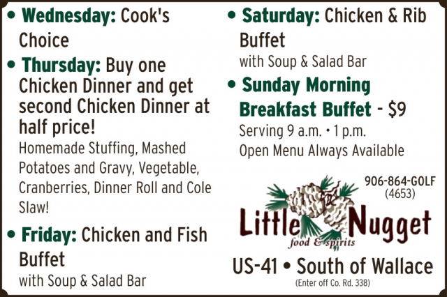 Cook's Choice, Little Nugget Golf Course, Menominee, MI