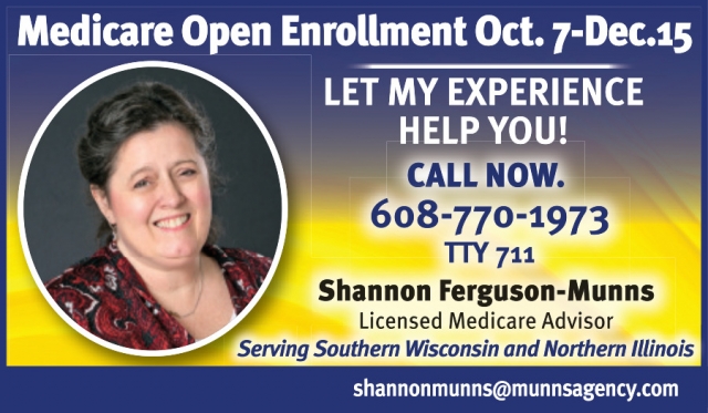 Medicare Open Enrollment, Shannon Ferguson-Munns, Janesville, WI