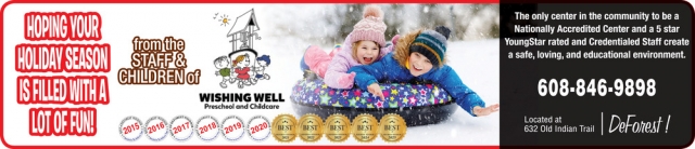 Preschool & Childcare, Wishing Well Preschool & Childcare, De Forest, WI