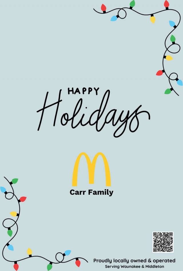 Happy Holidays, McDonald's