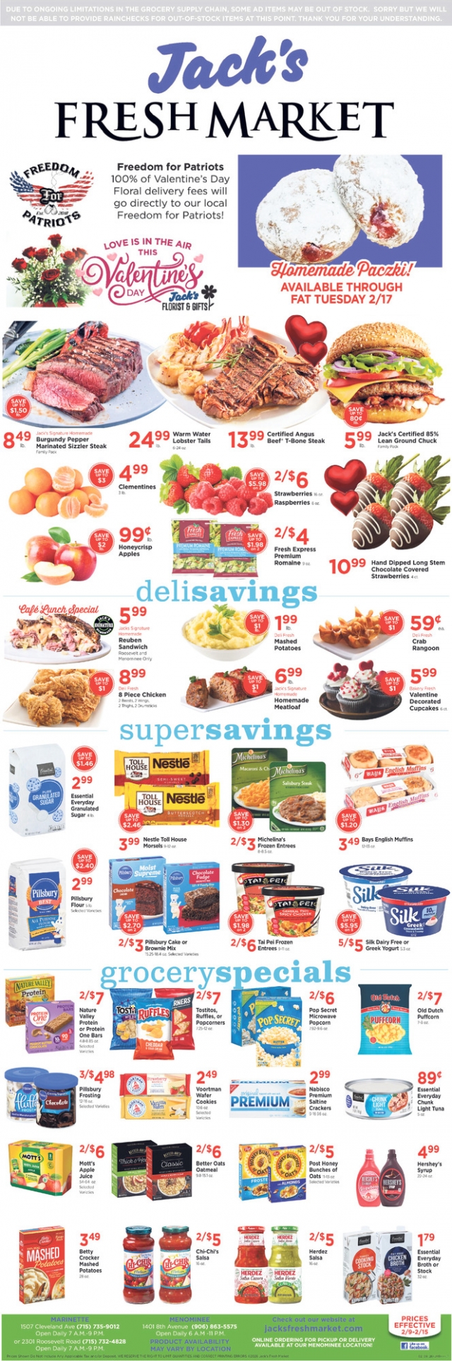 Fresh Market, Jack's Fresh Market, Menominee, MI