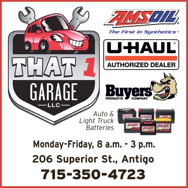 A Haul Authorized Dealer, That 1 Garage LLC, Antigo, WI
